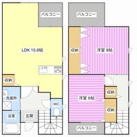 アルトゥーラN棟の間取り