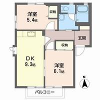 サンガーデン幸町 Bの間取り