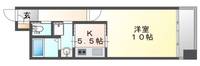 広島県広島市中区小町(マンション)の賃貸物件の間取り
