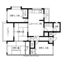 福岡県福岡市東区香椎駅東1(マンション)の賃貸物件の間取り