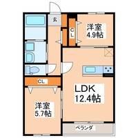 物件の間取り画像