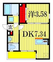 千葉県習志野市谷津5(アパート)の賃貸物件の間取り