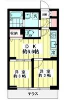 東京都杉並区清水2(マンション)の賃貸物件の間取り