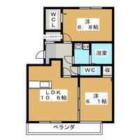 カーザ・ビアンカの間取り