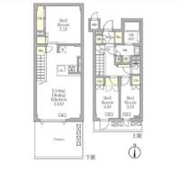 アジールコート都立大学の間取り