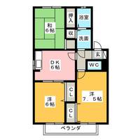 ハイネスサカシタCの間取り