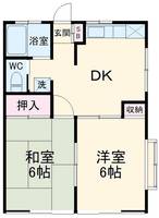 金光都ハイツの間取り