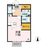 セントラルヴィレッジ A棟の間取り