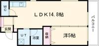 栃木県宇都宮市清原台2(マンション)の賃貸物件の間取り