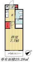 千葉県浦安市堀江6(マンション)の賃貸物件の間取り