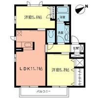 クレシアIの間取り