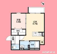 千葉県流山市南流山1(アパート)の賃貸物件の間取り