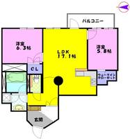 物件の間取り画像