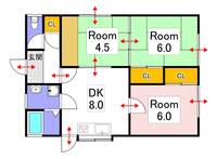 物件の間取り画像