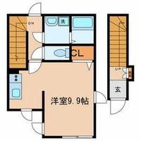 東京都品川区上大崎3(アパート)の賃貸物件の間取り