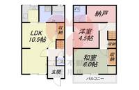 大阪府堺市西区浜寺諏訪森町西1(一戸建)の賃貸物件の間取り