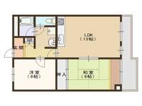 大阪府大阪市住之江区西加賀屋1(マンション)の賃貸物件の間取り