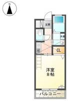 兵庫県宝塚市川面1(アパート)の賃貸物件の間取り