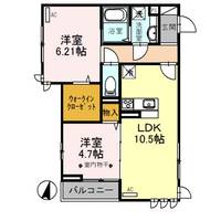 埼玉県川口市芝中田2(アパート)の賃貸物件の間取り