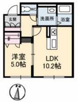 岡山県倉敷市田ノ上(マンション)の賃貸物件の間取り