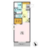 栃木県小山市宮本町3(アパート)の賃貸物件の間取り
