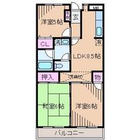 神奈川県横浜市港北区日吉5(マンション)の賃貸物件の間取り