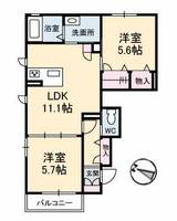 物件の間取り画像