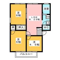 アーバンのぐちA棟の間取り