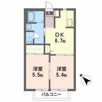 パーシモンヒルズ・Nの間取り
