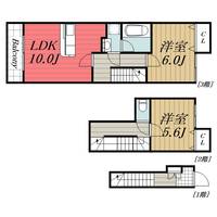 千葉県千葉市稲毛区山王町(一戸建)の賃貸物件の間取り