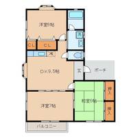 マルワレジデンス下妻第2 B棟の間取り