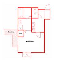 神奈川県横浜市神奈川区六角橋3(マンション)の賃貸物件の間取り