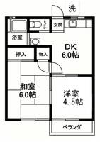 コーポ静山の間取り
