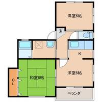 メゾンドメンフィスの間取り