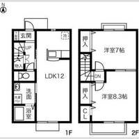愛知県一宮市北方町北方字北辰已前(一戸建)の賃貸物件の間取り