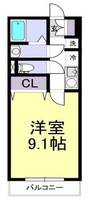 千葉県千葉市美浜区真砂3(アパート)の賃貸物件の間取り