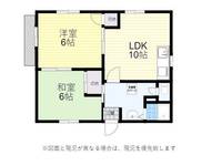 津末アパート堀ノ内 B棟の間取り