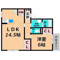 大阪府門真市三ツ島5(アパート)の賃貸物件の間取り