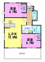 ラフィーネ宇都宮の間取り