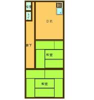 滋賀県大津市苗鹿1(一戸建)の賃貸物件の間取り