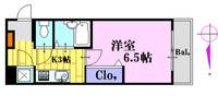 広島県広島市西区観音町(マンション)の賃貸物件の間取り