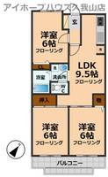 東京都杉並区宮前2(マンション)の賃貸物件の間取り