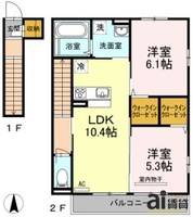 東京都中野区上鷺宮1(アパート)の賃貸物件の間取り