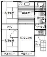 物件の間取り画像