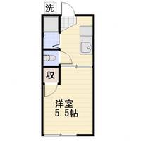 長野県長野市大字稲葉(アパート)の賃貸物件の間取り