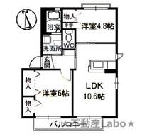 物件の間取り画像