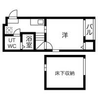 愛知県名古屋市北区上飯田北町3(アパート)の賃貸物件の間取り