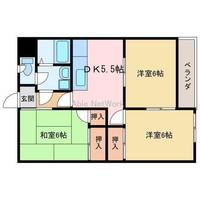 船木ハイツ1の間取り