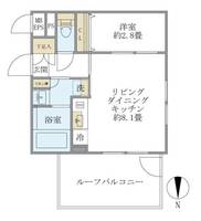 東京都中野区中野1(マンション)の賃貸物件の間取り