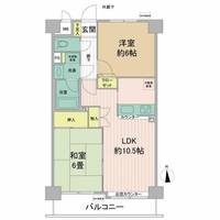 東京都中野区新井1(マンション)の賃貸物件の間取り